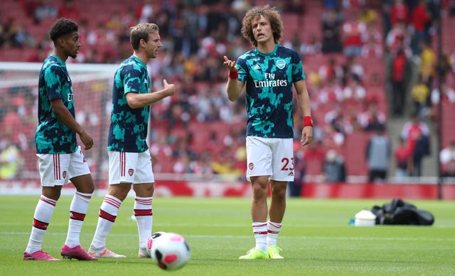 Luiz made his Arsenal debut in Saturday's win over Burnley.