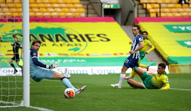 Leandro Trossard netted the winner for Brighton