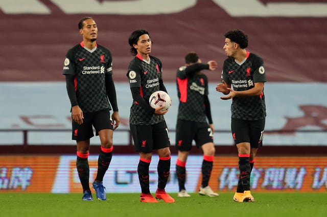 Champions Liverpool endured a nightmare at Villa Park