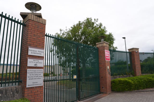 The gates of Oberstown Child Detention
