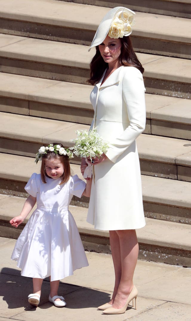 Duchess of Cambridge and Princess Charlotte