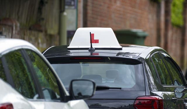 A learner driver 