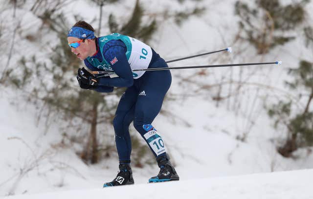 Britain’s Andrew Musgrave in the men's 30km skiathlon at the Pyeongchang Winter Olympics