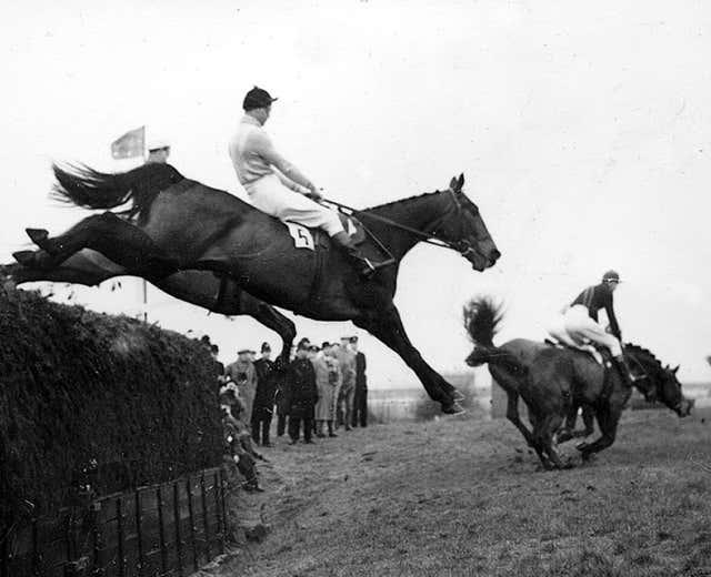 Devon Loch, the Queen Mother's horse, was on course to win the 1956 Grand National