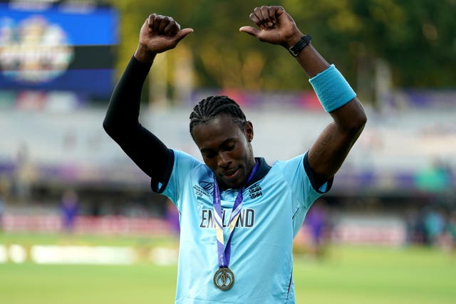 Jofra Archer starred in England's 2019 World Cup win (John Walton/PA)