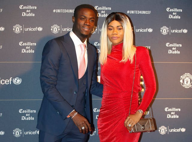 Eric Bailly and wife Vanessa Troupah