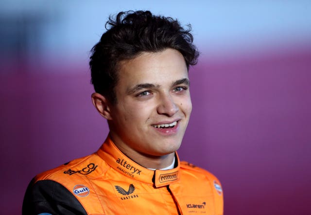A headshot of Lando Norris