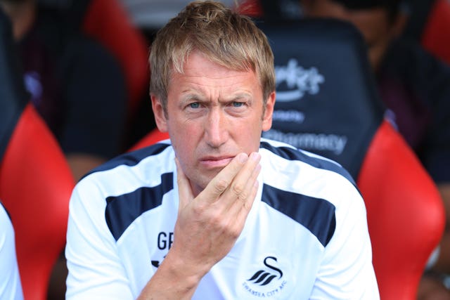 Graham Potter led Swansea to 10th in the Sky Bet Championship