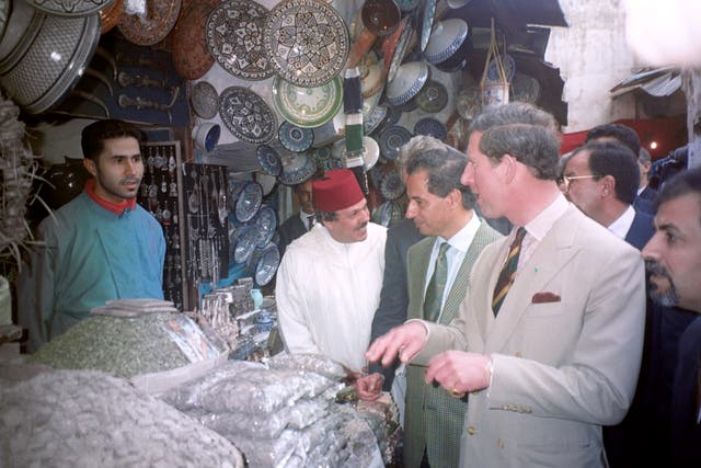 Charles in Morocco in 1995