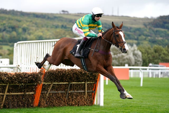 Camprond in the Ballymore Novices’ Hurdle at Cheltenham racecourse