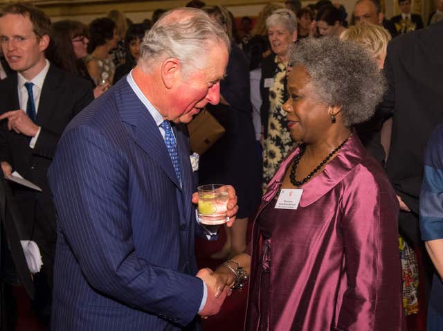 Nursing reception at Buckingham Palace