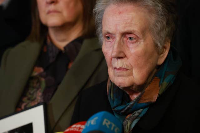 Bridie Brown, the widow of murdered GAA official Sean Brown