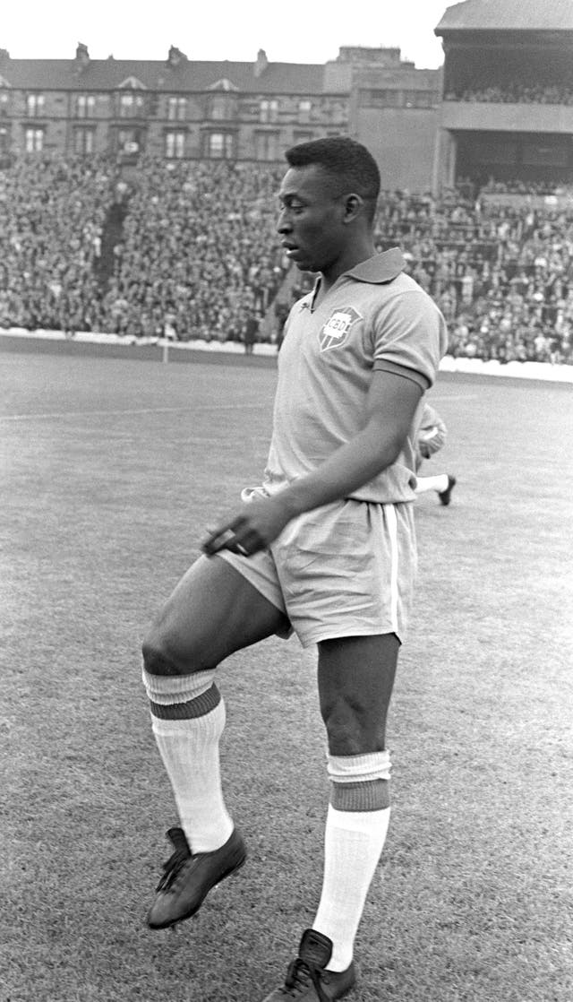 Pele, whose real name is Edson Arantes do Nascimento