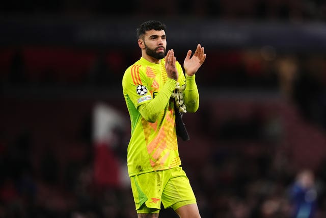 David Raya kept Arsenal in the game in the first half