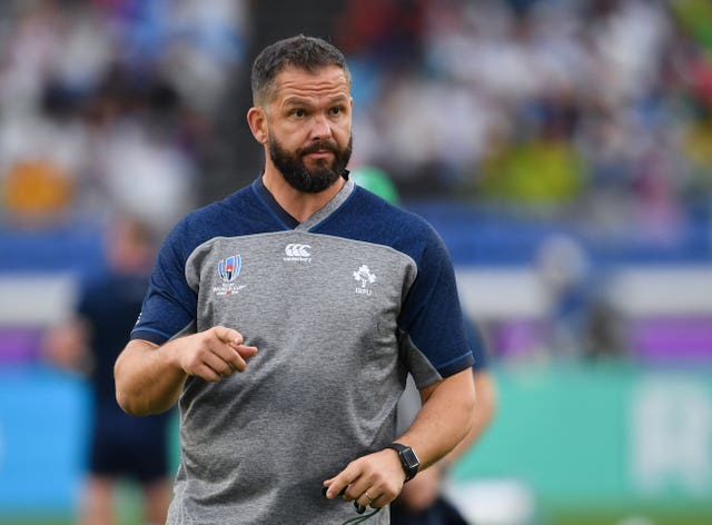 Andy Farrell is replacing Joe Schmidt