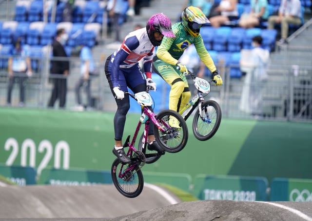 Kye Whyte won silver on his BMX 