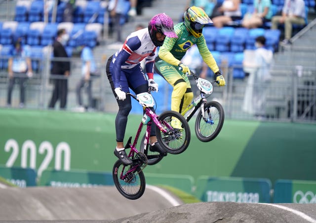 Kye Whyte won silver on his BMX