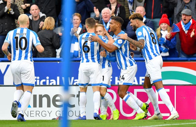 Alex Pritchard scored Huddersfield''s opener after just six minutes 