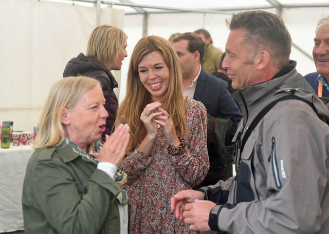 Carrie Symonds attends Birdfair