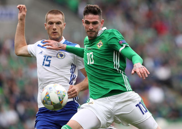 Kyle Lafferty featured against Bosnia in Northern Ireland's Nations League opener 