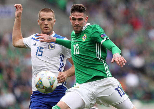 Kyle Lafferty featured against Bosnia in Northern Ireland's Nations League opener