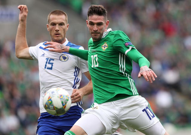 Kyle Lafferty featured against Bosnia in Northern Ireland's Nations League opener 