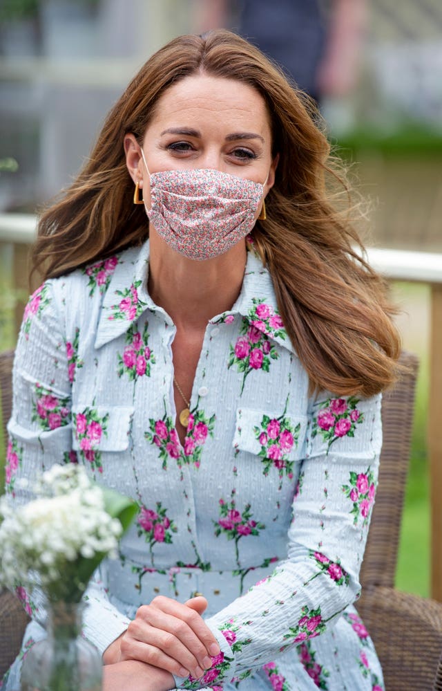 The Duchess of Cambridge during a visit to Shire Hall Care Home in Cardiff