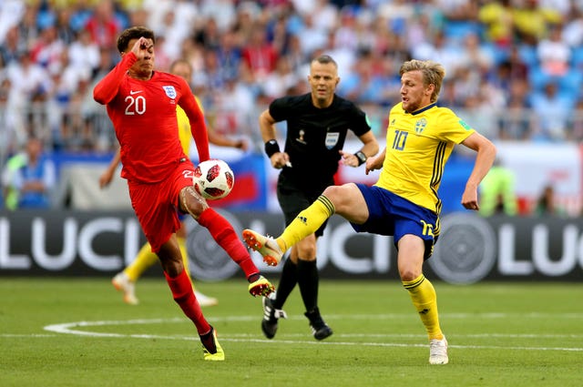 Emil Forsberg, right, will be a threat for RB Leipzig