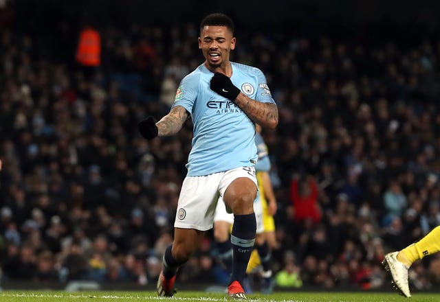 Gabriel Jesus ran riot against Burton