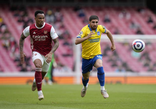 Gabriel, left, has impressed after recovering from a knee injury