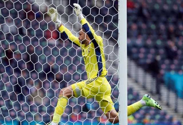 David Marshall played all three matches at Euro 2020 but has fallen out of favour at Derby