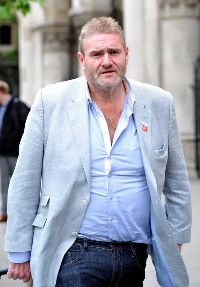 Michael Parker and his estranged partner Barbara Cooke are said to be unable to agree on anything (Nick Ansell/PA)