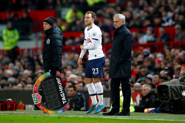 Christian Eriksen has found himself out of favour under Jose Mourinho 