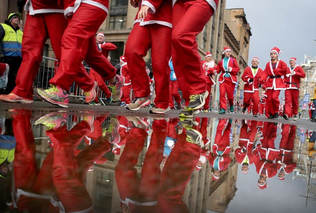 Glasgow’s Santa Dash