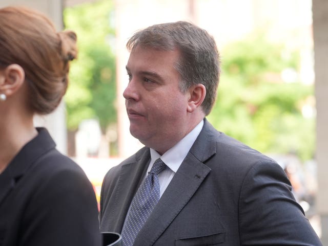 Craig Williams arriving at Westminster Magistrates’ Court