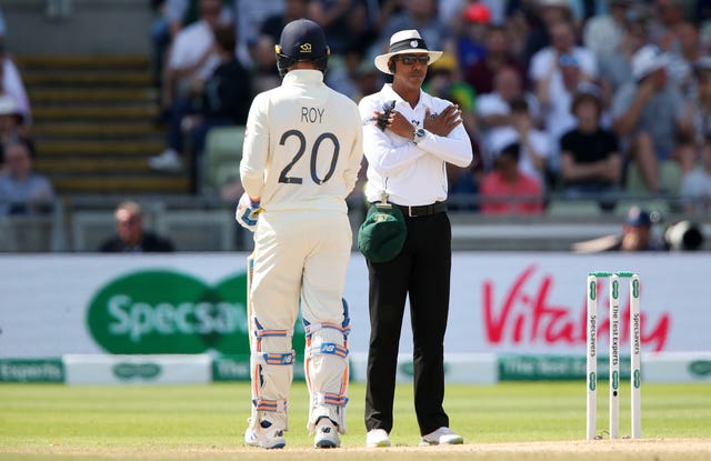Umpire Joel Wilson had a Test to forget