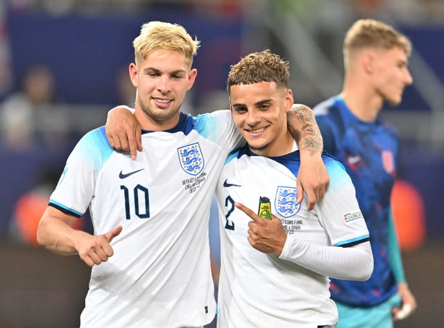 Max Aarons playing for England U21