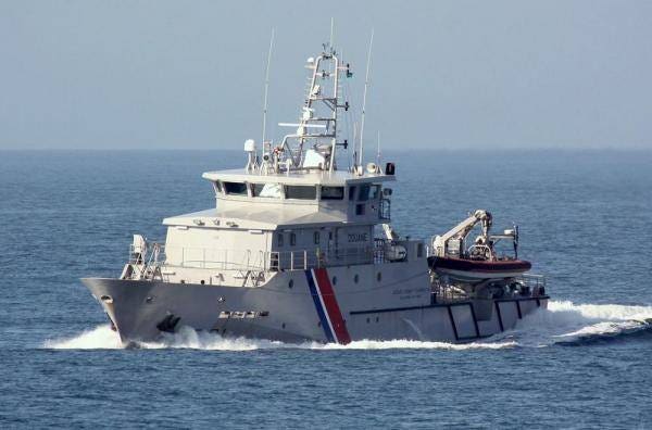 Migrants in the English Channel