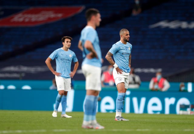 Manchester City were well beaten at Wembley 