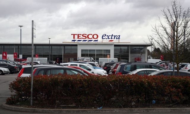 The Tesco in Stanwell where police were called to reports of a stabbing (Steve Parsons/PA Wire)