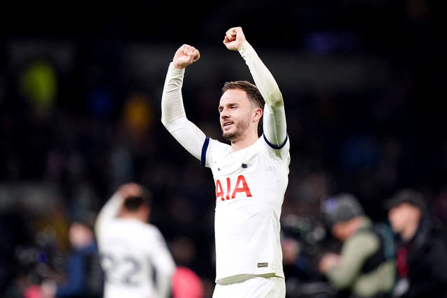 Maddison returned to start for Tottenham