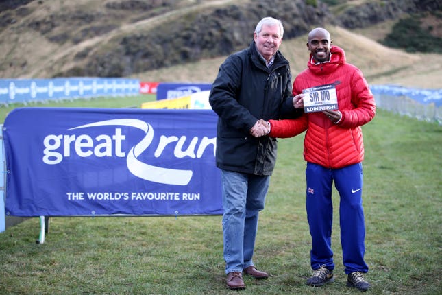 Brendan Foster joins Sir Mo Farah in receiving a knighthood