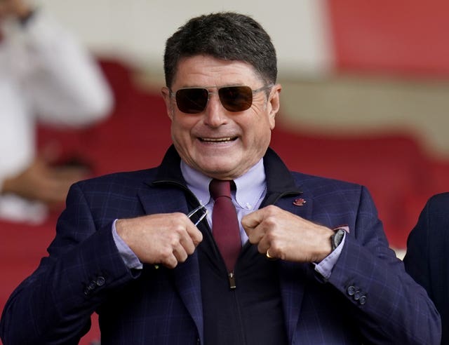 Southampton owner Dragan Solak in the stands