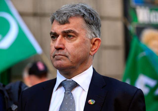 Mick Cash, general secretary of the RMT (Jonathan Brady/PA)