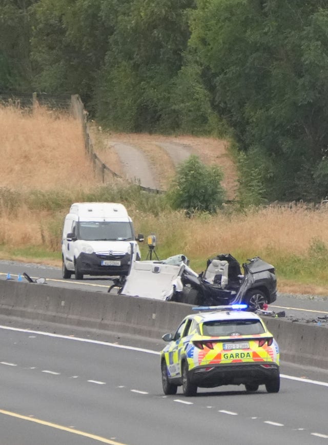 Crash on M9 in Co Kildare