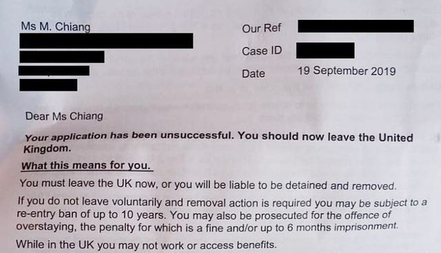 Doctor’s visa rejected