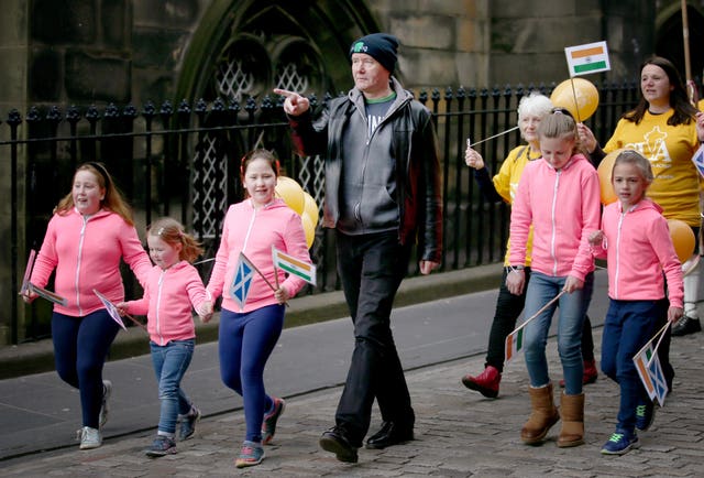 Irvine Welsh charity walk