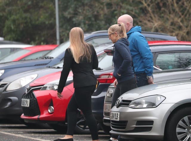 Stephanie Smithwhite arriving at court