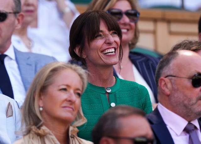 Davina McCall at Wimbledon