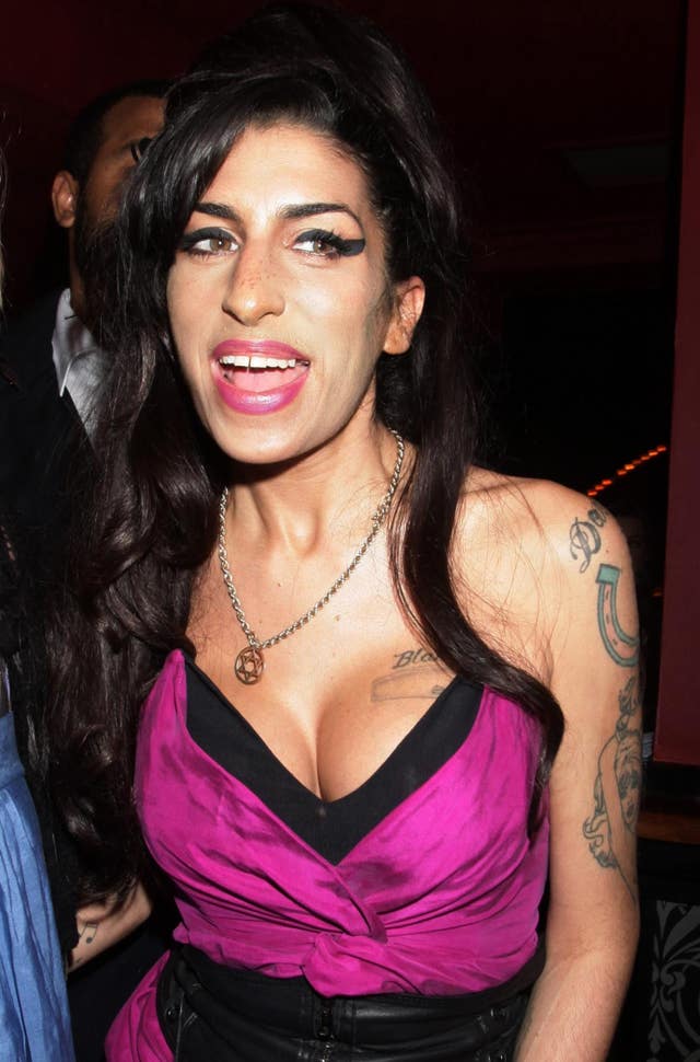 Amy Winehouse died from alcohol poisoning in 2011, aged 27 (Yui Mok/PA)